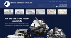 Desktop Screenshot of certifiedboomrepair.com